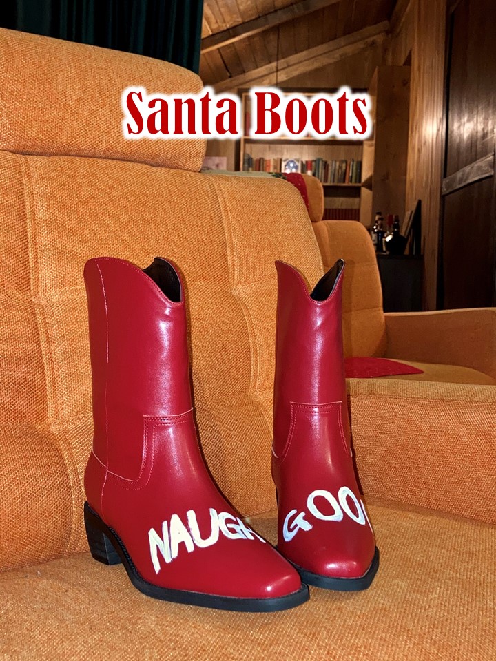Santa Boots (red)